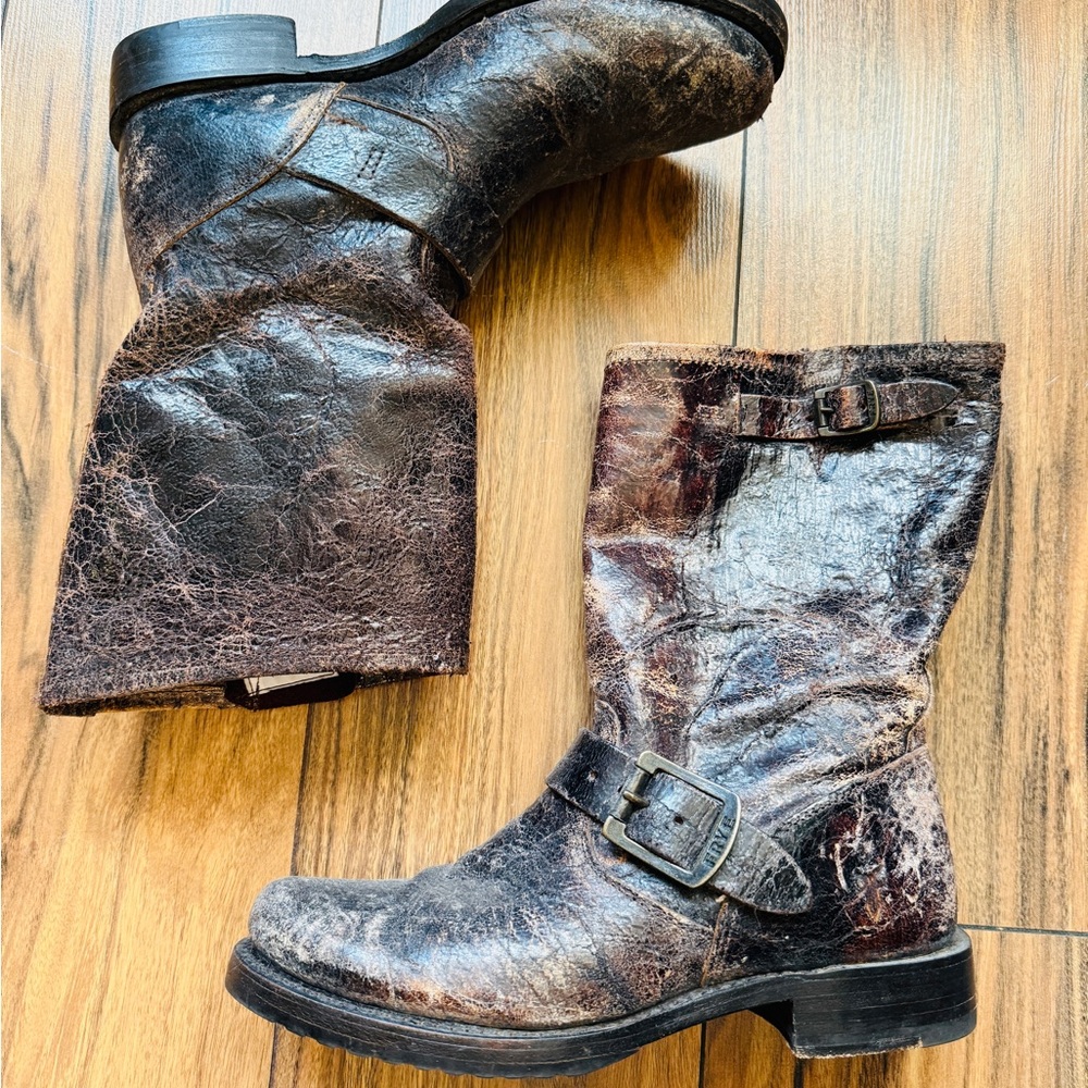 Frye Brown Leather Boots
